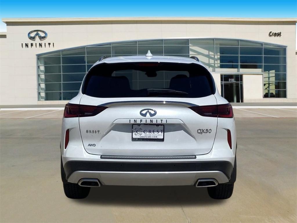 new 2025 INFINITI QX50 car, priced at $48,426
