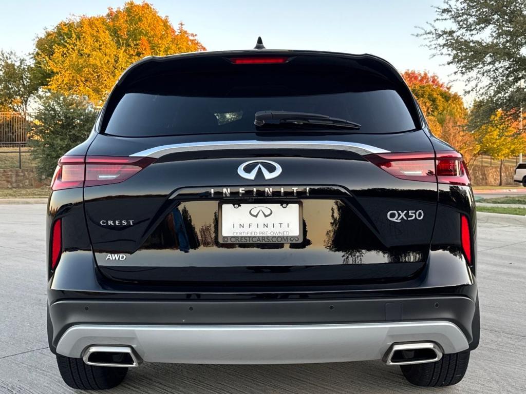 used 2025 INFINITI QX50 car, priced at $38,985
