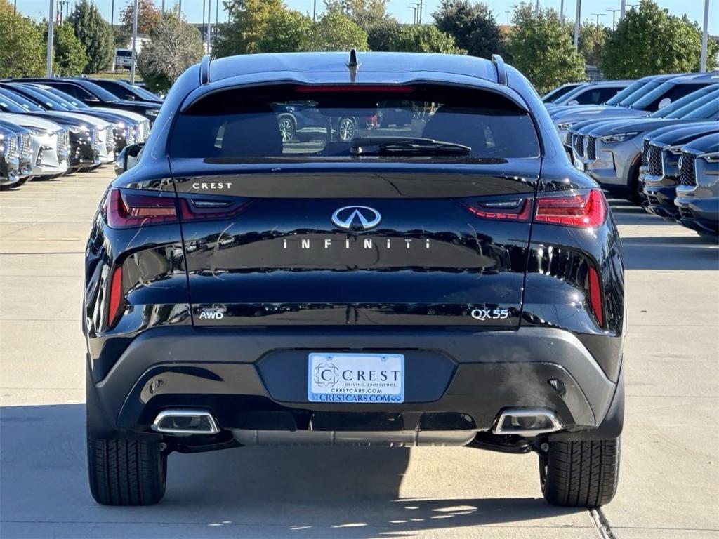 new 2025 INFINITI QX55 car, priced at $55,370