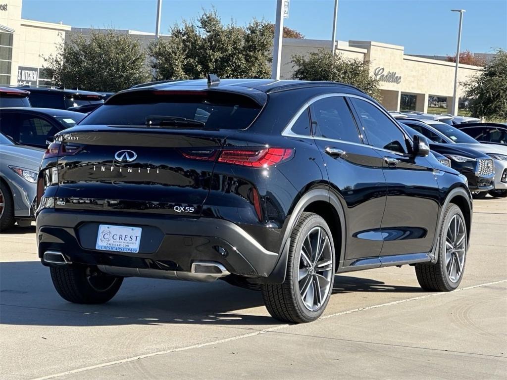 new 2025 INFINITI QX55 car, priced at $55,370