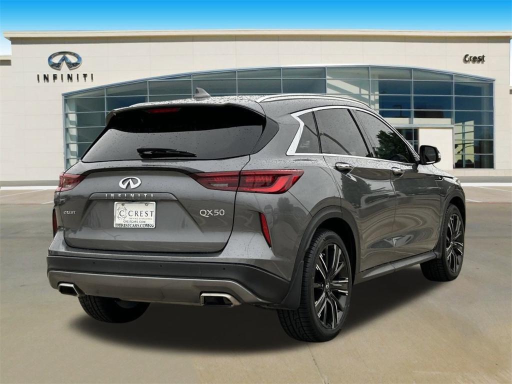 used 2022 INFINITI QX50 car, priced at $27,488