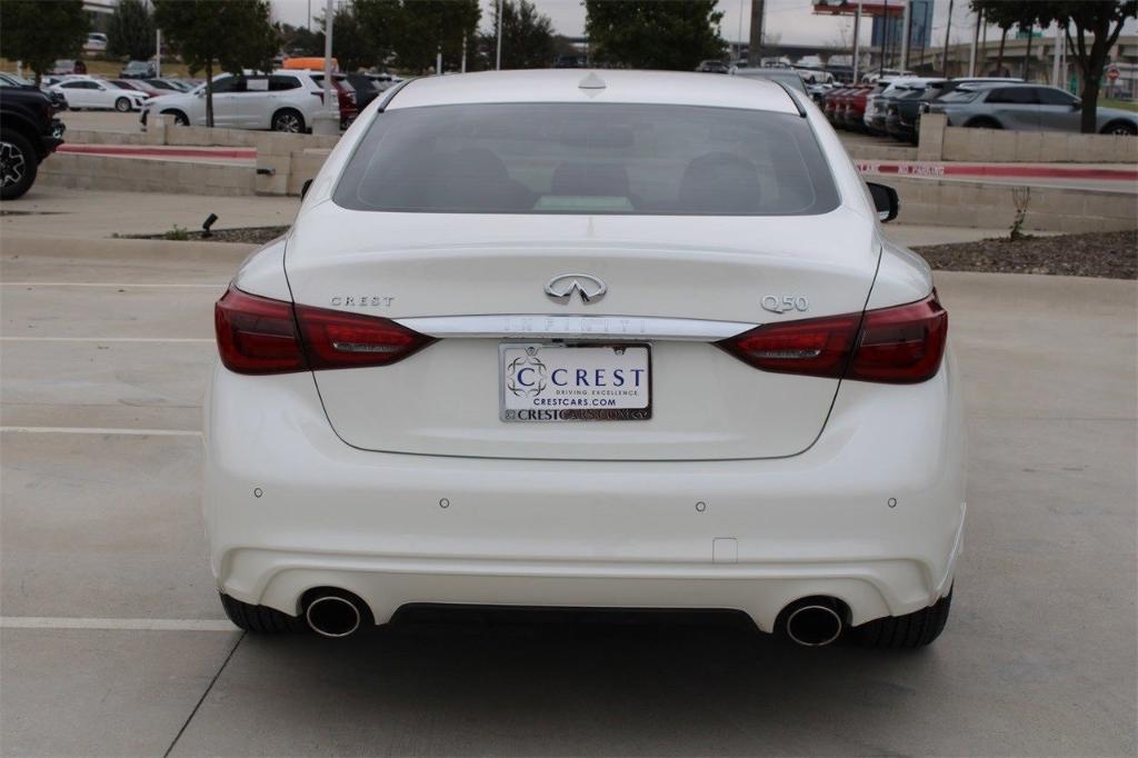 new 2024 INFINITI Q50 car, priced at $42,850