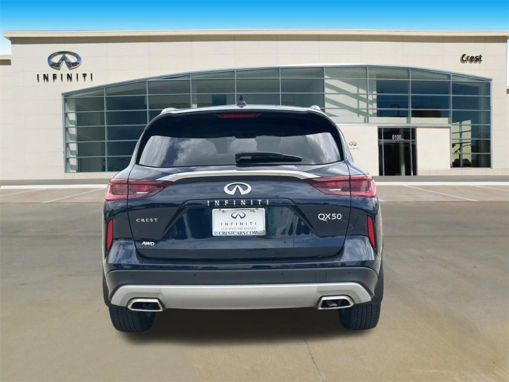 used 2024 INFINITI QX50 car, priced at $34,985
