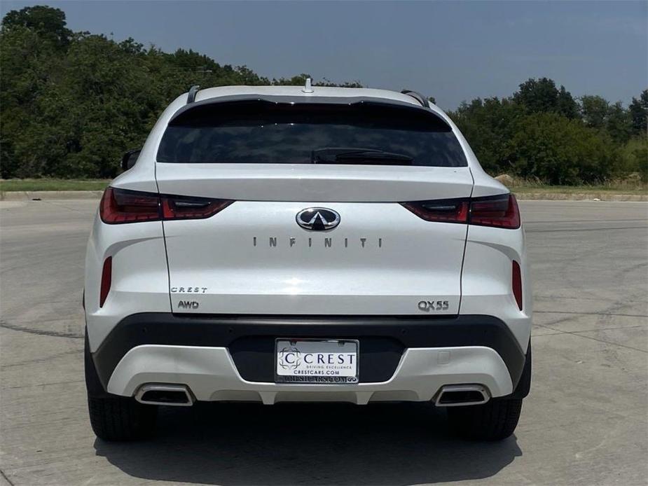 new 2025 INFINITI QX55 car, priced at $58,506