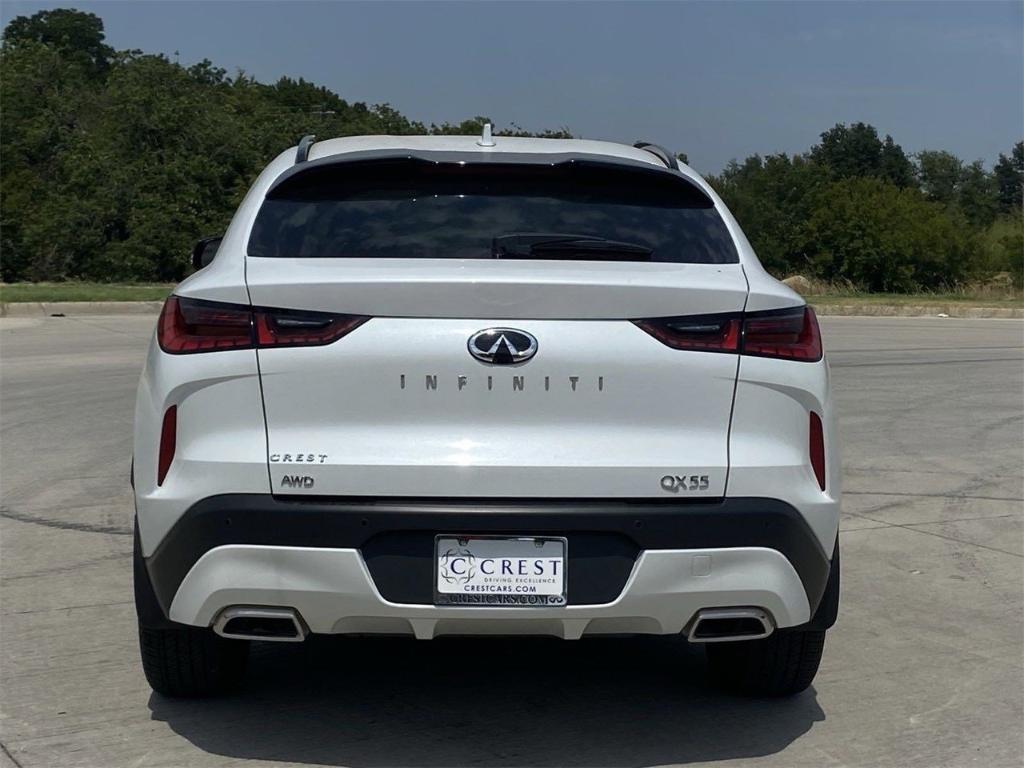 new 2025 INFINITI QX55 car, priced at $58,840