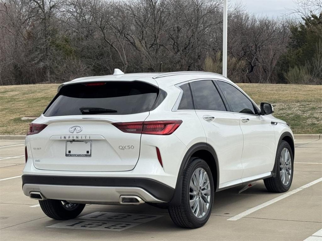 new 2025 INFINITI QX50 car, priced at $48,665