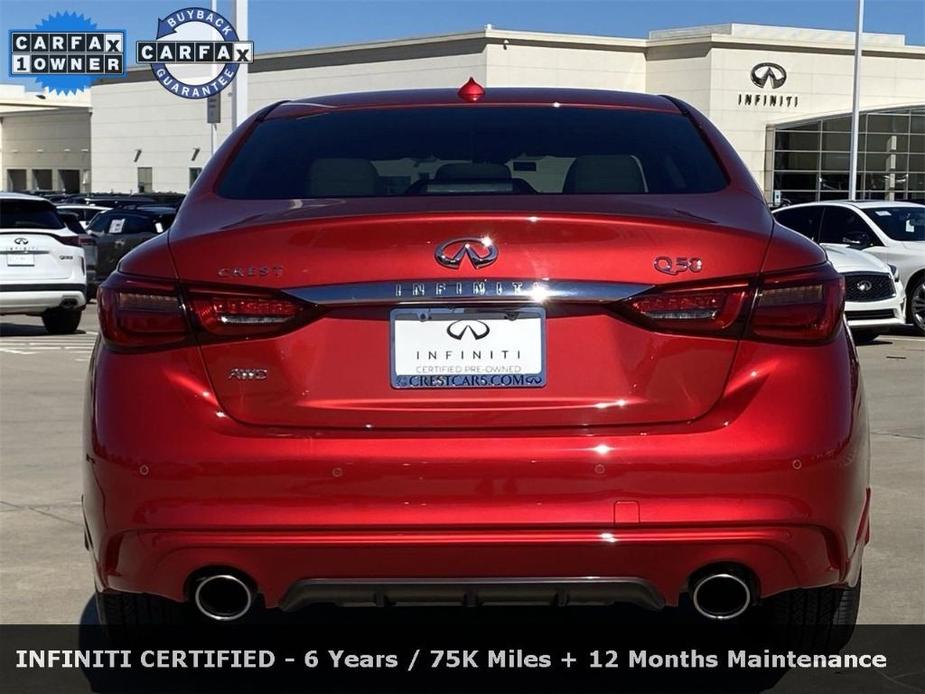 used 2024 INFINITI Q50 car, priced at $36,880