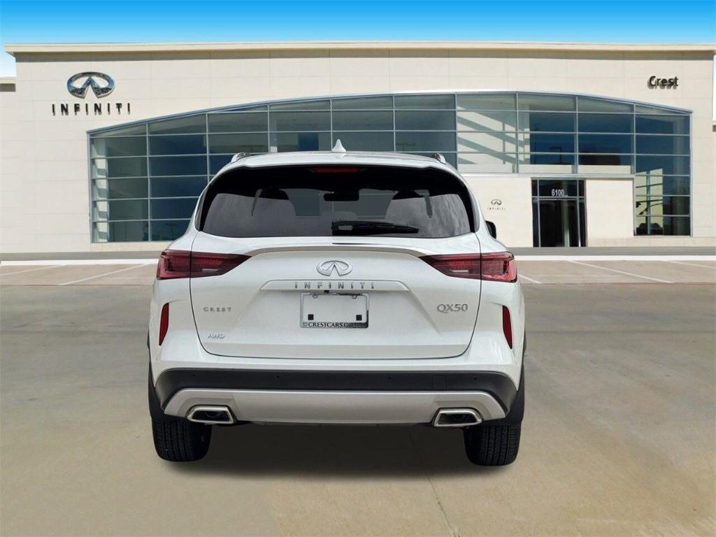 new 2025 INFINITI QX50 car, priced at $49,270