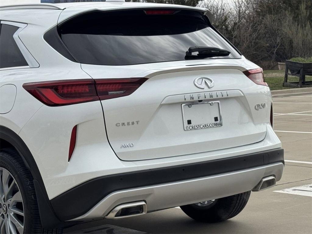 new 2025 INFINITI QX50 car, priced at $49,270