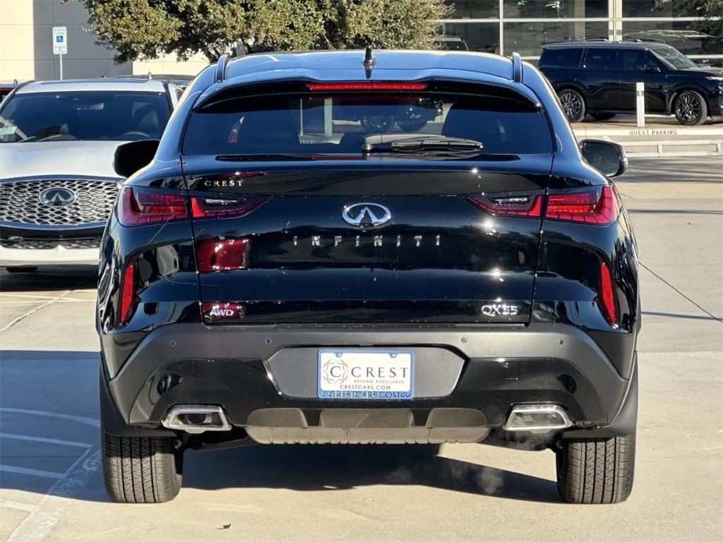 new 2025 INFINITI QX55 car, priced at $55,870