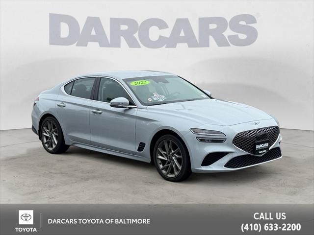 used 2022 Genesis G70 car, priced at $27,680