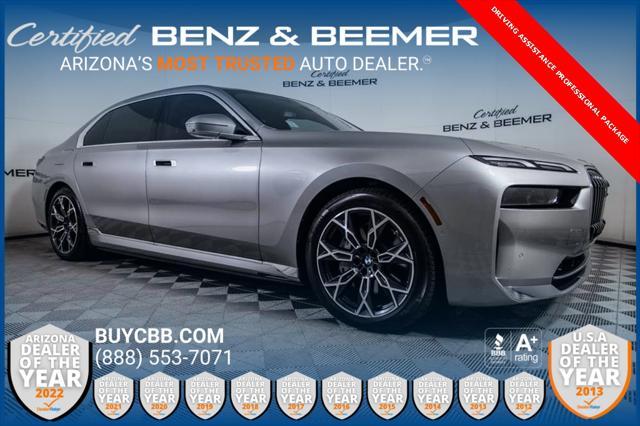 used 2024 BMW i7 car, priced at $83,500