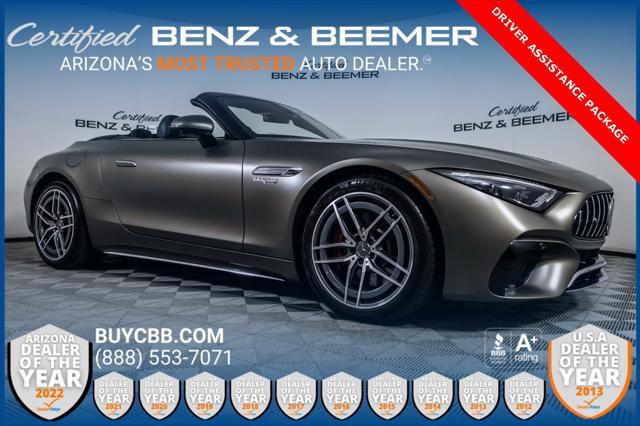 used 2023 Mercedes-Benz AMG SL 55 car, priced at $122,000