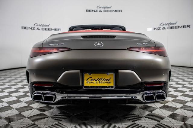 used 2023 Mercedes-Benz AMG SL 55 car, priced at $122,000