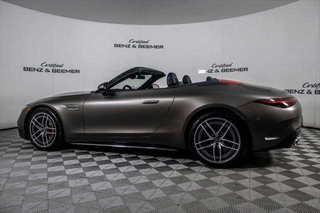 used 2023 Mercedes-Benz AMG SL 55 car, priced at $122,000