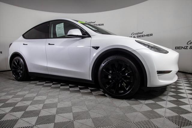 used 2021 Tesla Model Y car, priced at $23,000