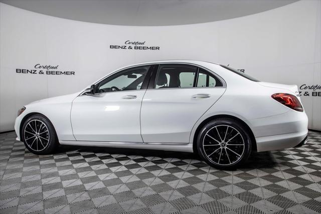 used 2021 Mercedes-Benz C-Class car, priced at $30,500