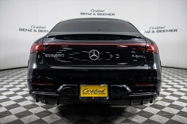 used 2022 Mercedes-Benz EQS 580 car, priced at $76,400