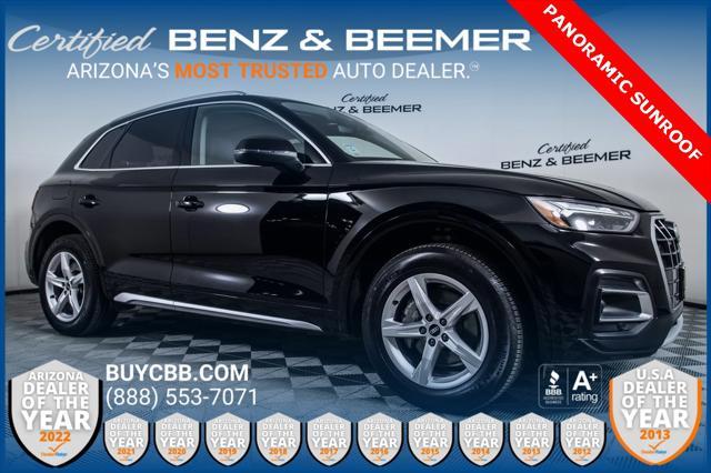 used 2021 Audi Q5 car, priced at $29,800