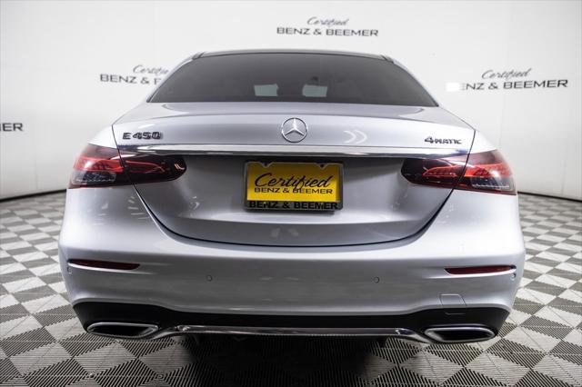 used 2021 Mercedes-Benz E-Class car, priced at $43,000