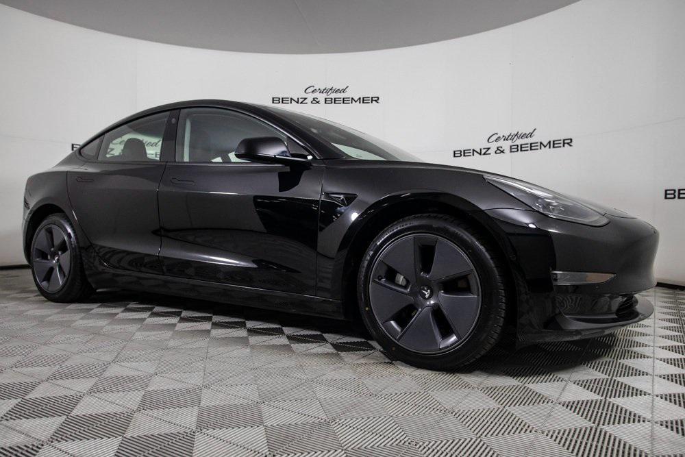 used 2022 Tesla Model 3 car, priced at $25,800