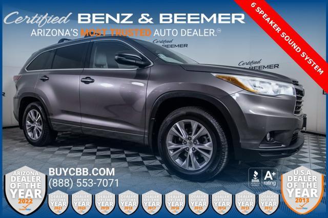 used 2015 Toyota Highlander car, priced at $19,200