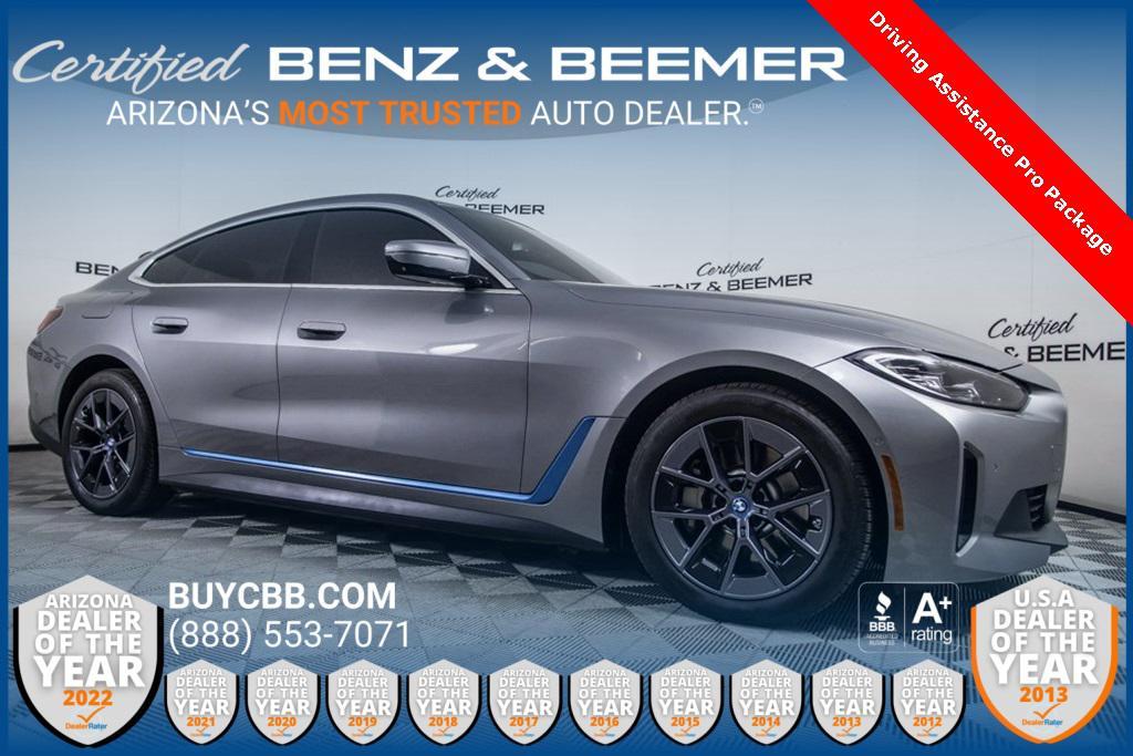 used 2022 BMW i4 Gran Coupe car, priced at $33,500
