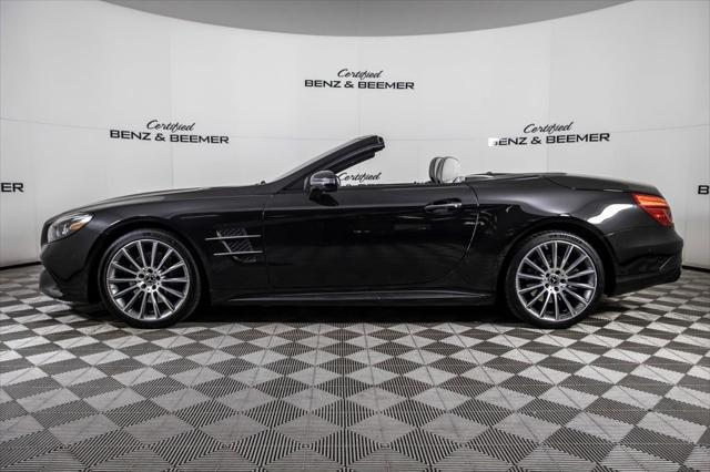 used 2020 Mercedes-Benz SL 550 car, priced at $66,000