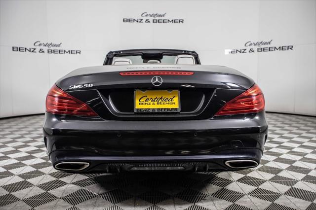 used 2020 Mercedes-Benz SL 550 car, priced at $66,000