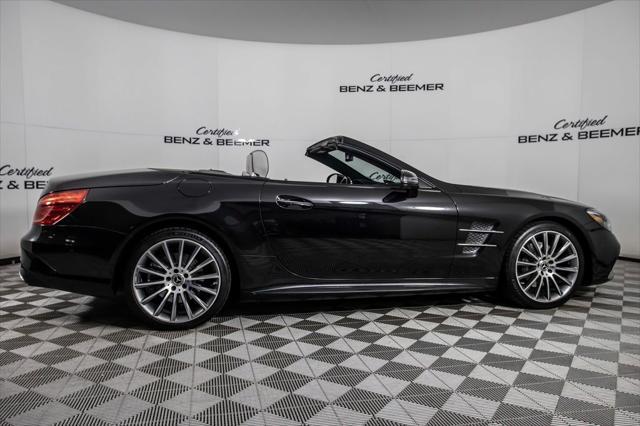 used 2020 Mercedes-Benz SL 550 car, priced at $66,000