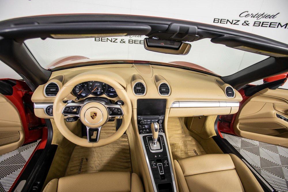 used 2017 Porsche 718 Boxster car, priced at $44,000