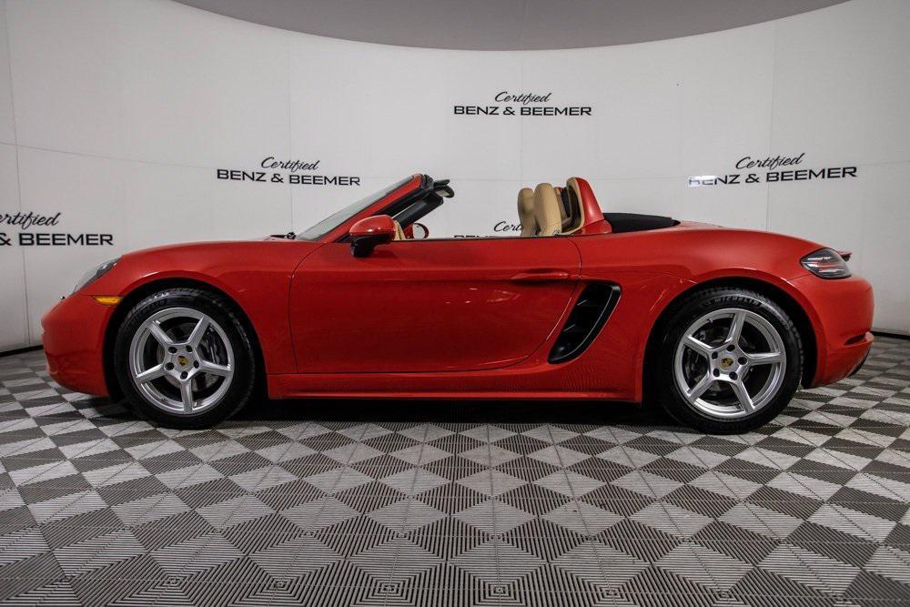 used 2017 Porsche 718 Boxster car, priced at $44,000