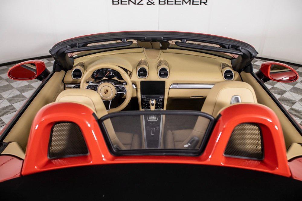 used 2017 Porsche 718 Boxster car, priced at $44,000