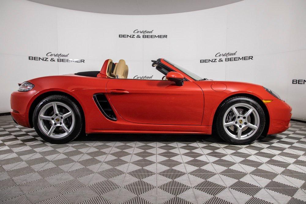 used 2017 Porsche 718 Boxster car, priced at $44,000