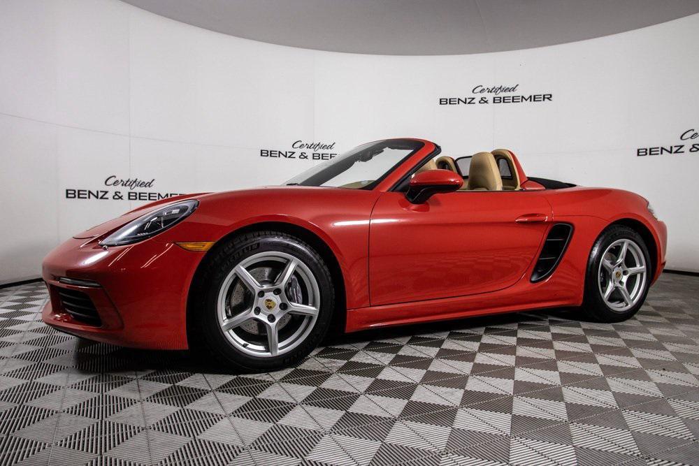 used 2017 Porsche 718 Boxster car, priced at $44,000