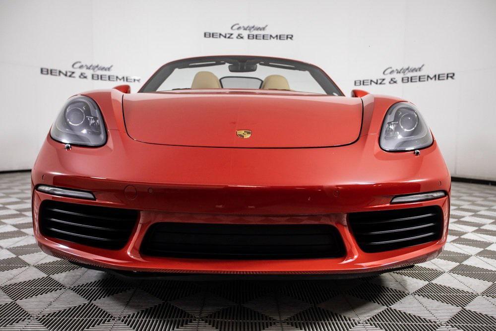 used 2017 Porsche 718 Boxster car, priced at $44,000