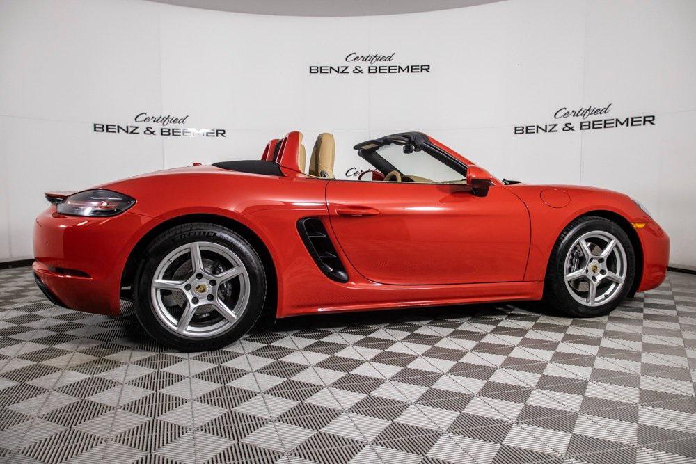 used 2017 Porsche 718 Boxster car, priced at $44,000