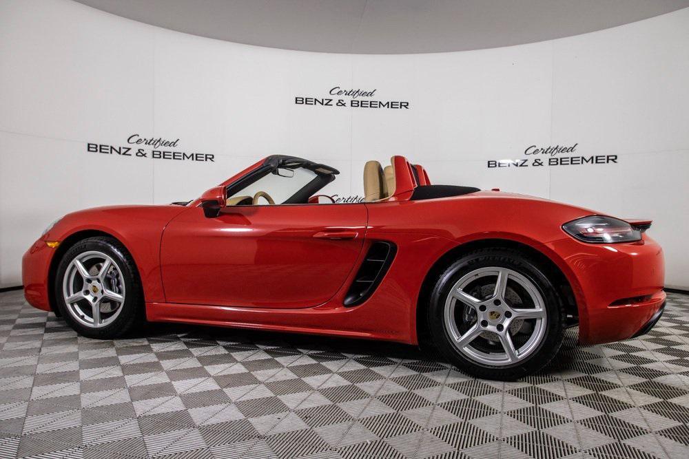 used 2017 Porsche 718 Boxster car, priced at $44,000