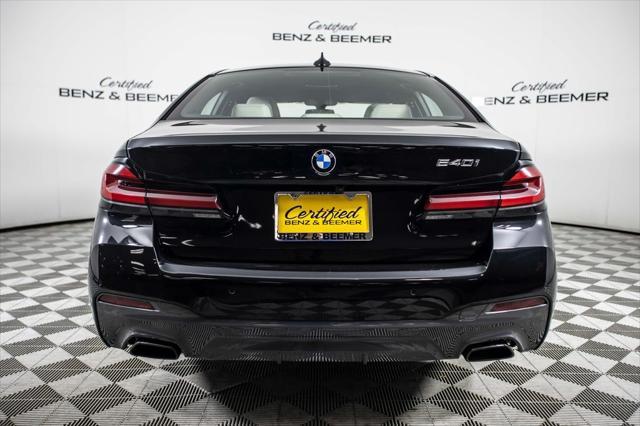 used 2021 BMW 540 car, priced at $43,500