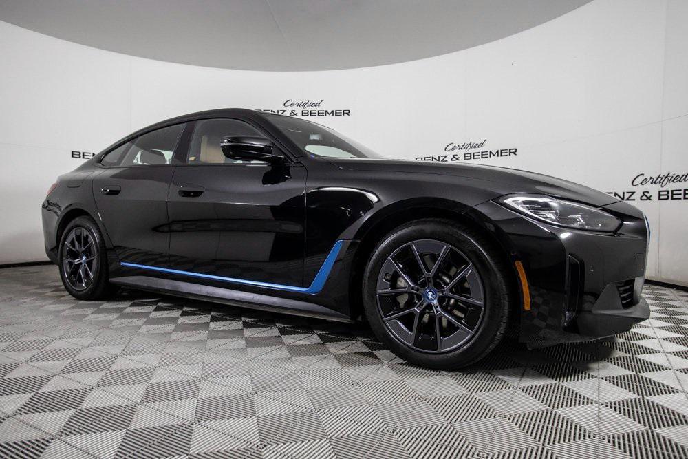 used 2022 BMW i4 Gran Coupe car, priced at $34,600
