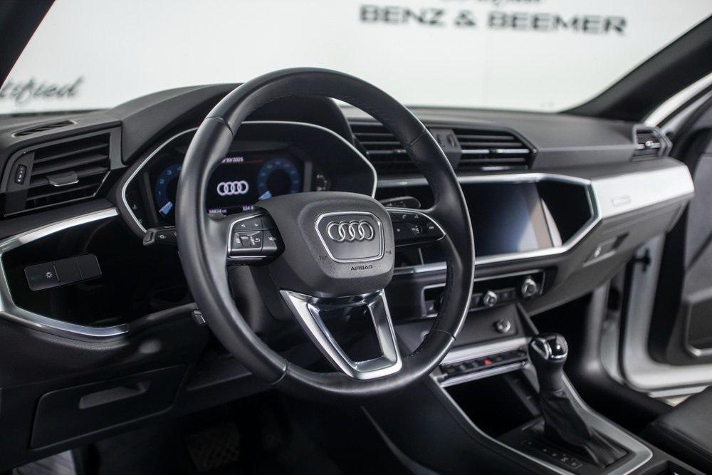 used 2021 Audi Q3 car, priced at $25,500