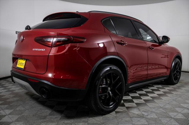 used 2018 Alfa Romeo Stelvio car, priced at $15,000