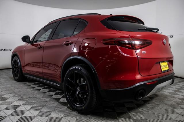 used 2018 Alfa Romeo Stelvio car, priced at $15,000