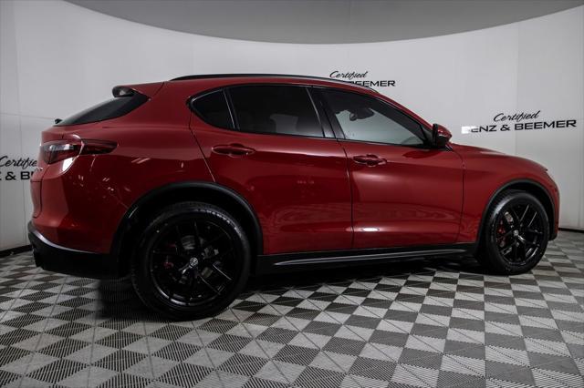 used 2018 Alfa Romeo Stelvio car, priced at $15,000