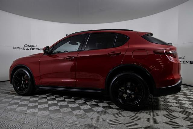 used 2018 Alfa Romeo Stelvio car, priced at $15,000