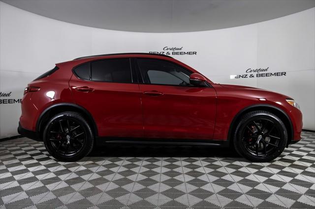 used 2018 Alfa Romeo Stelvio car, priced at $15,000