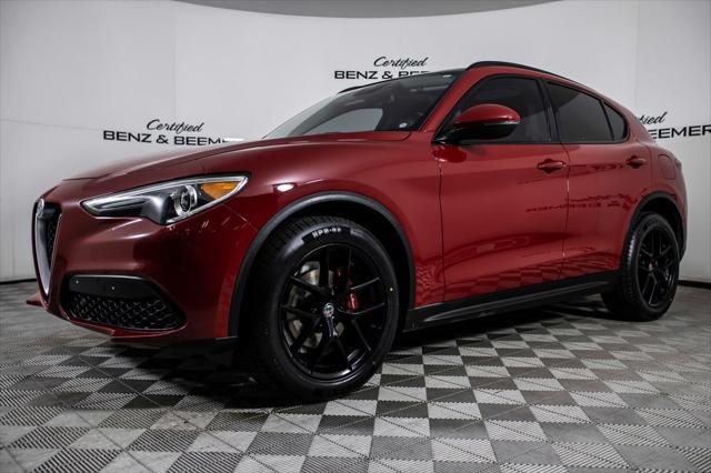 used 2018 Alfa Romeo Stelvio car, priced at $15,000