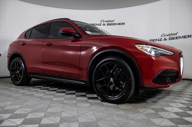 used 2018 Alfa Romeo Stelvio car, priced at $15,000