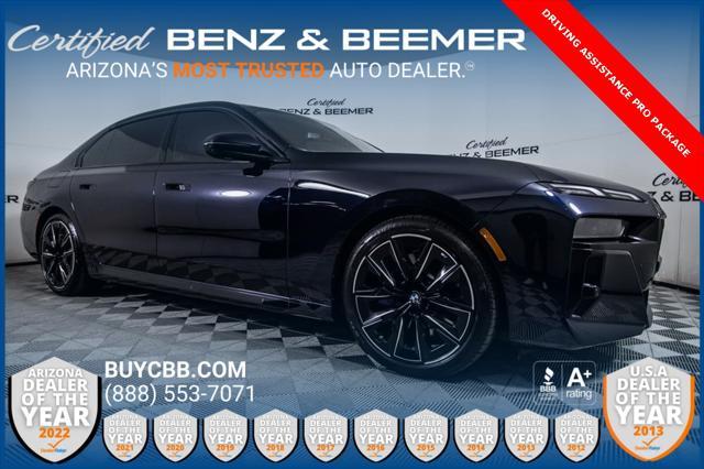 used 2024 BMW 740 car, priced at $82,000