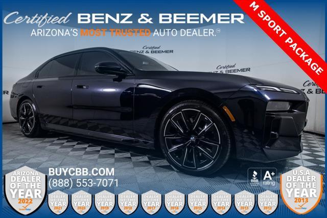 used 2024 BMW 740 car, priced at $79,800